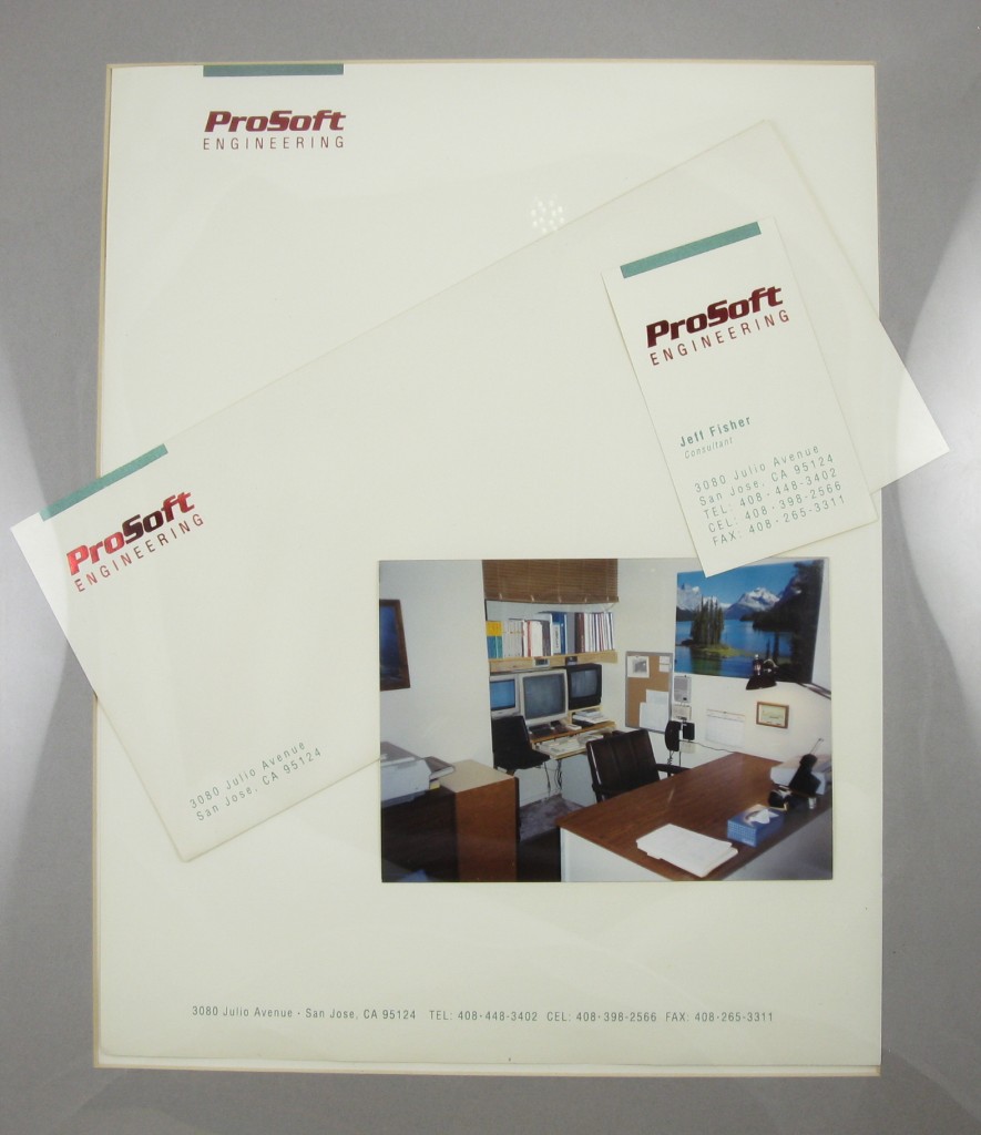 Letterhead, etc. from the original ProSoft.